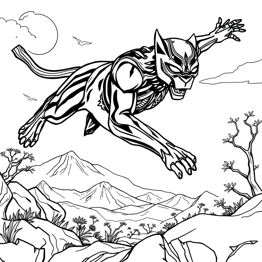 Avengers coloring page preview