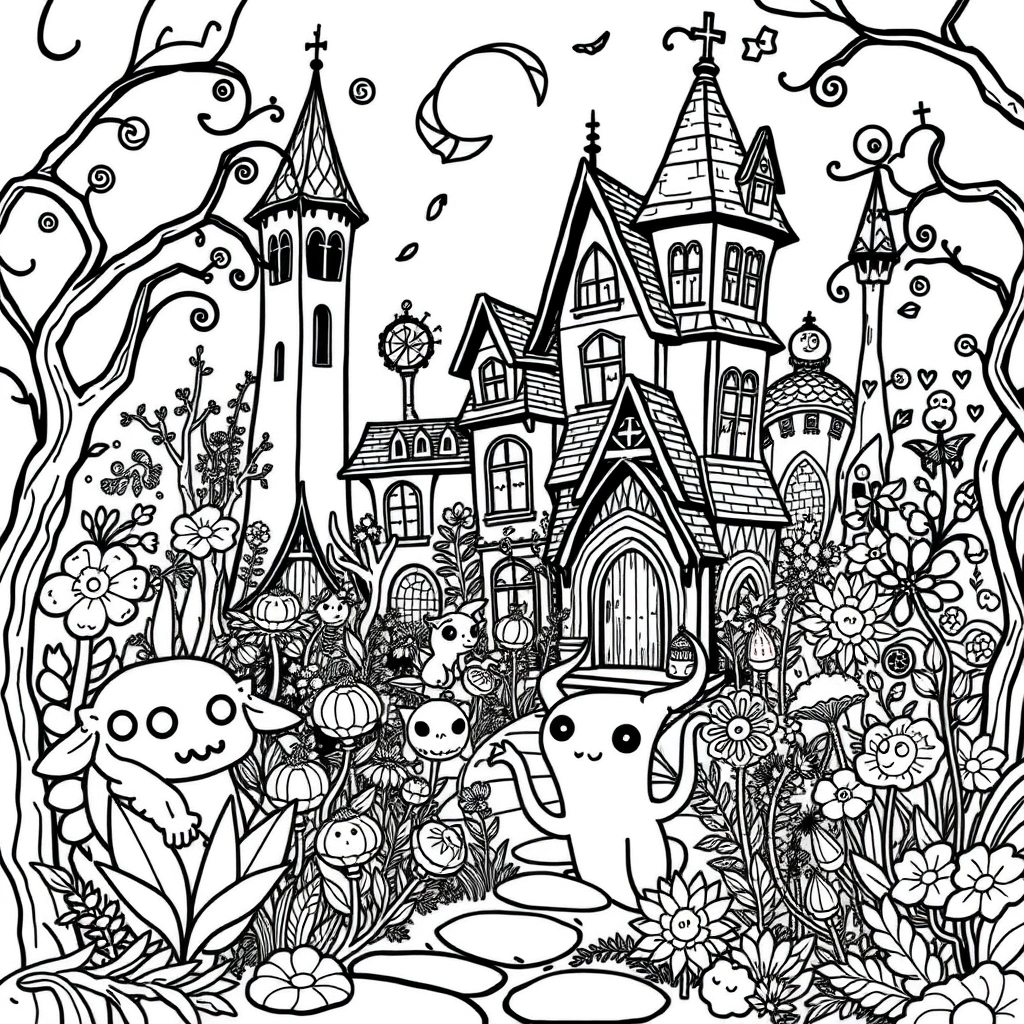 Beetlejuice coloring page preview