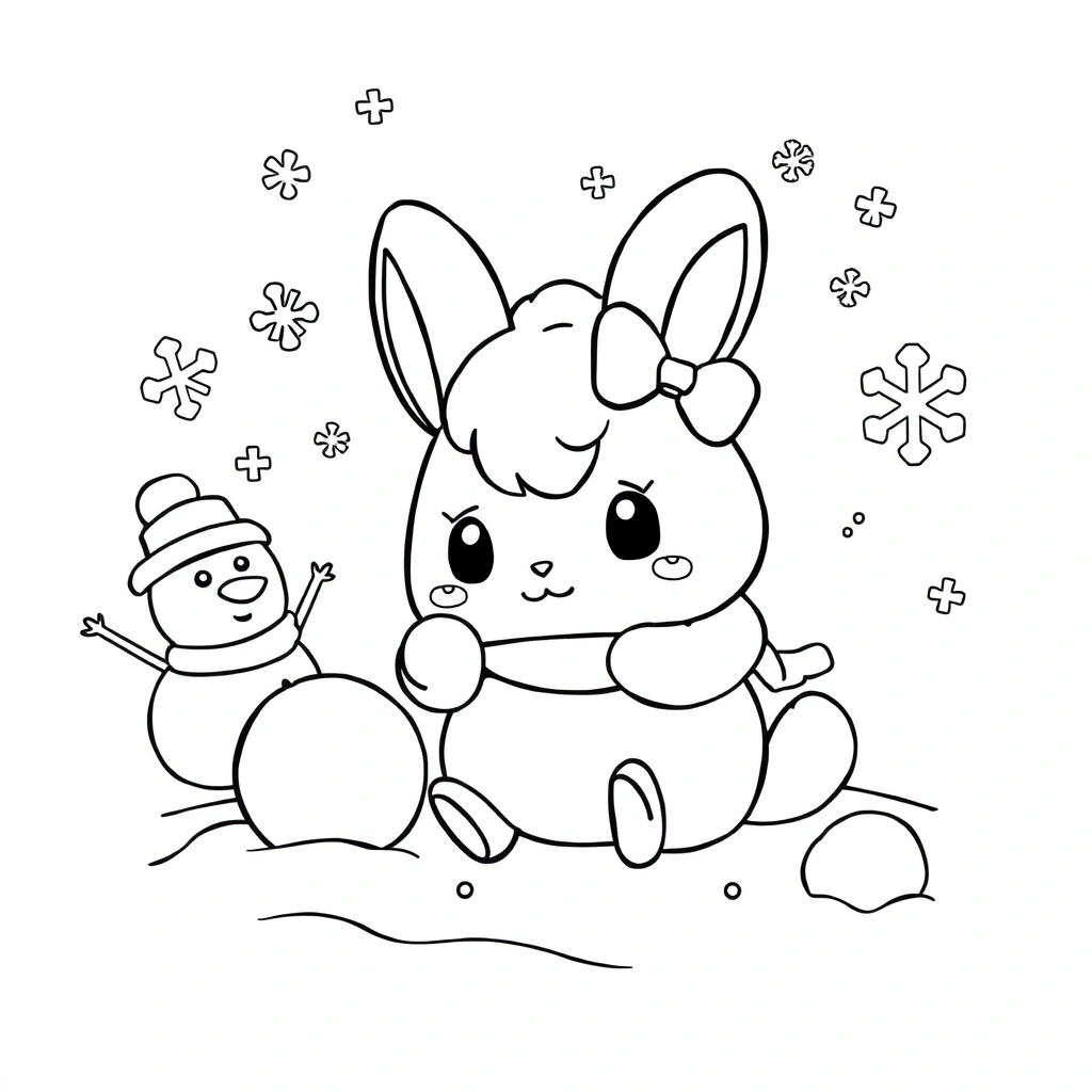 Cinnamoroll coloring page preview