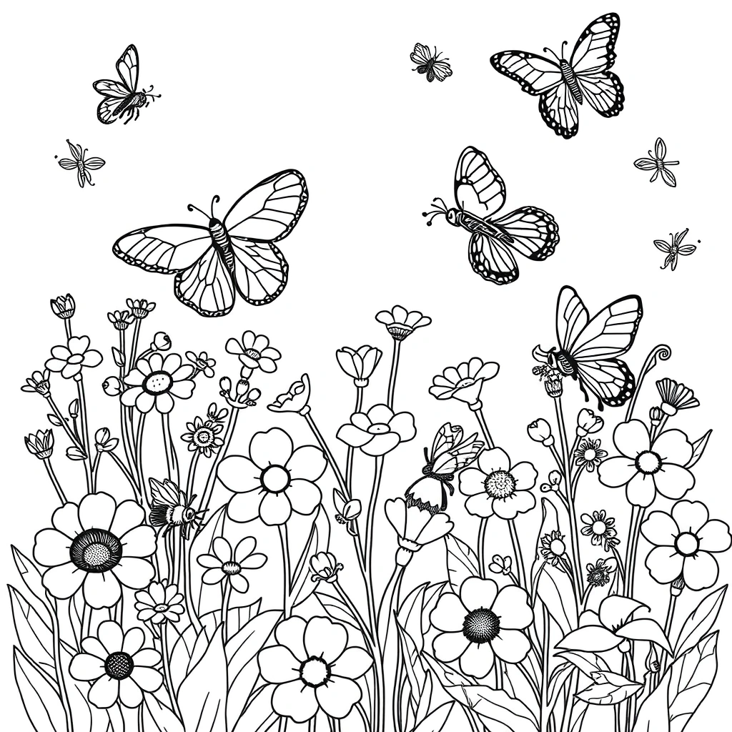 Easter coloring page preview