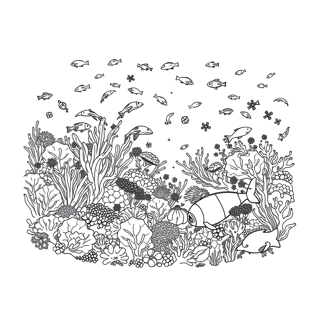 Finding Nemo coloring page preview