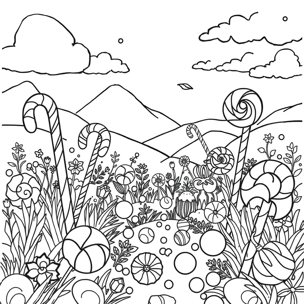 Food coloring page preview