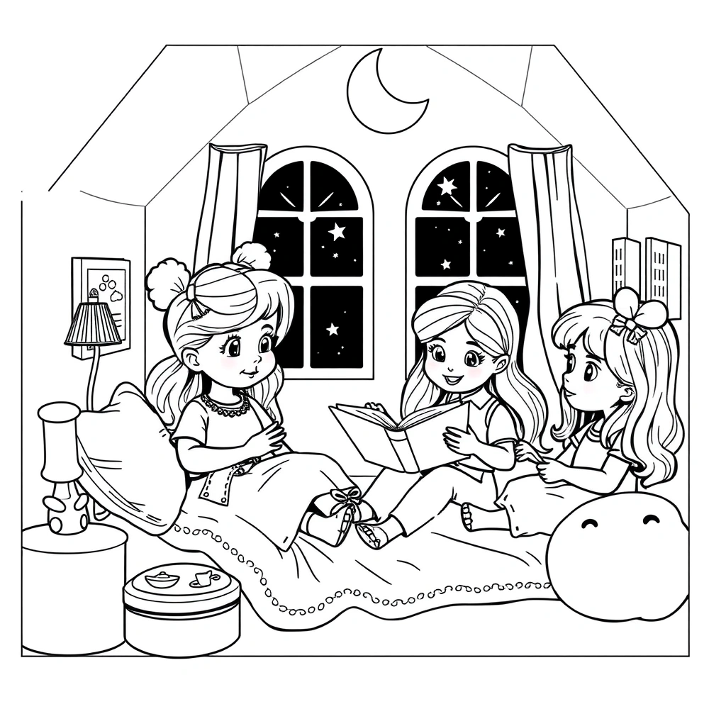 Gabby Dollhouse coloring page preview