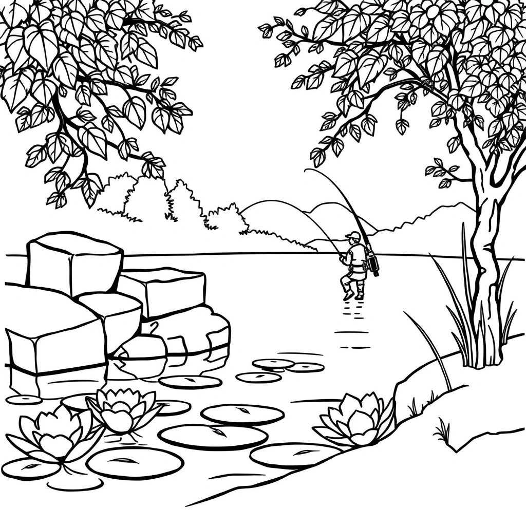 Minecraft coloring page preview