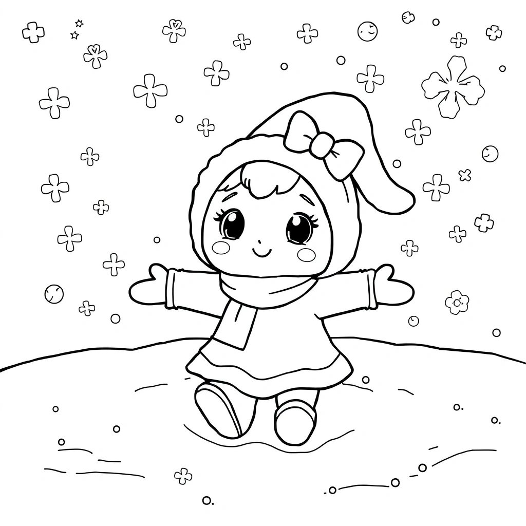 My Melody coloring page preview