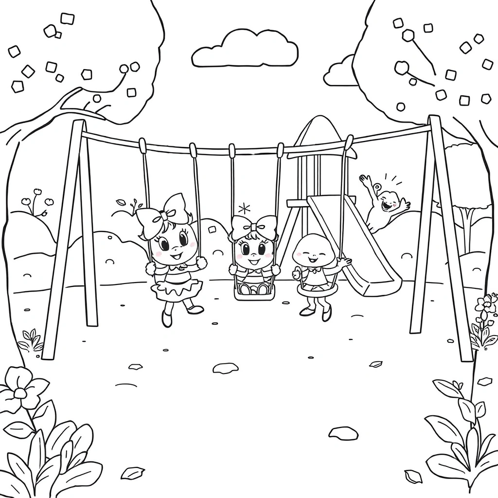 Poppy Playtime coloring page preview