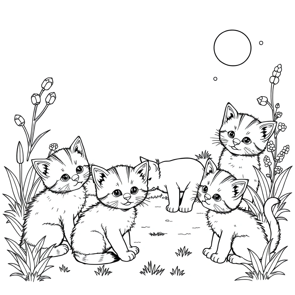 Procreate coloring page preview