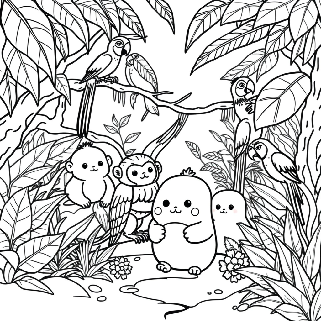 Squishmallow coloring page preview