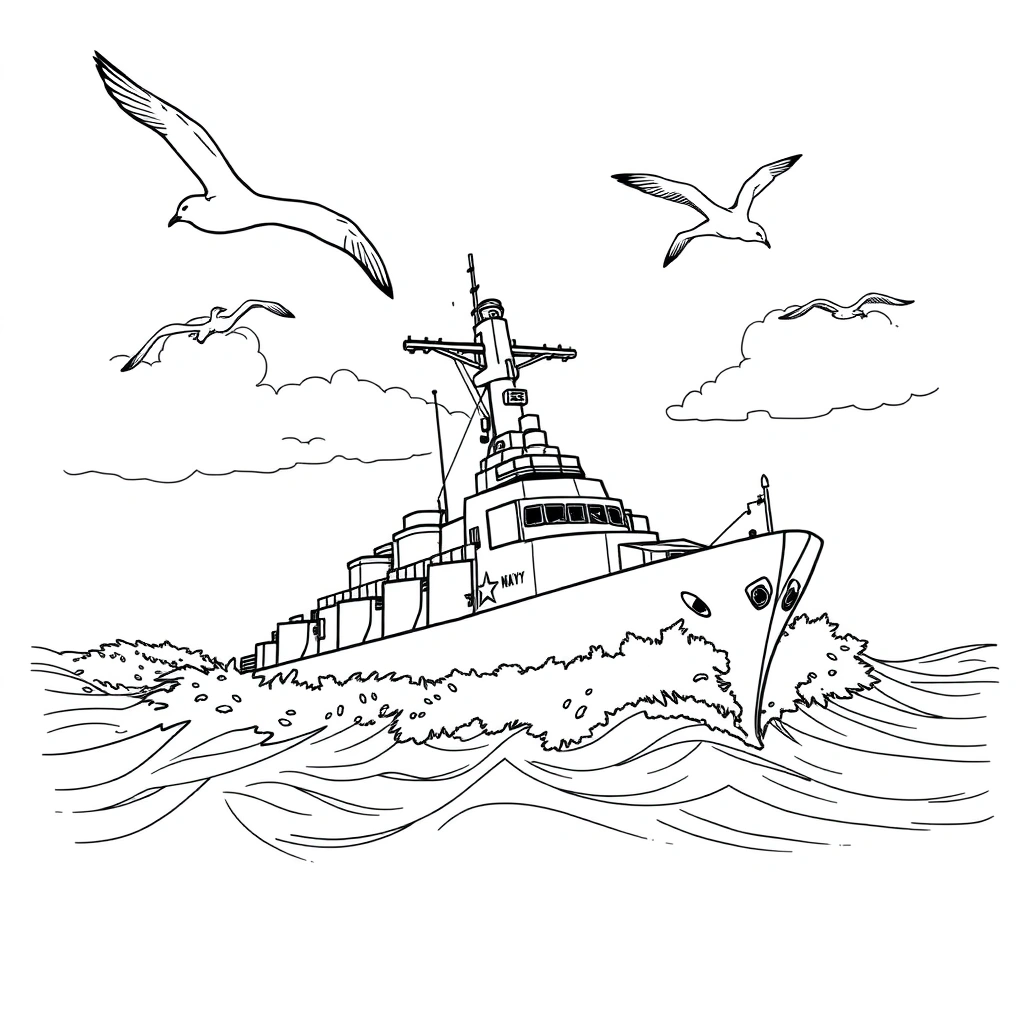 Veterans Day coloring page preview