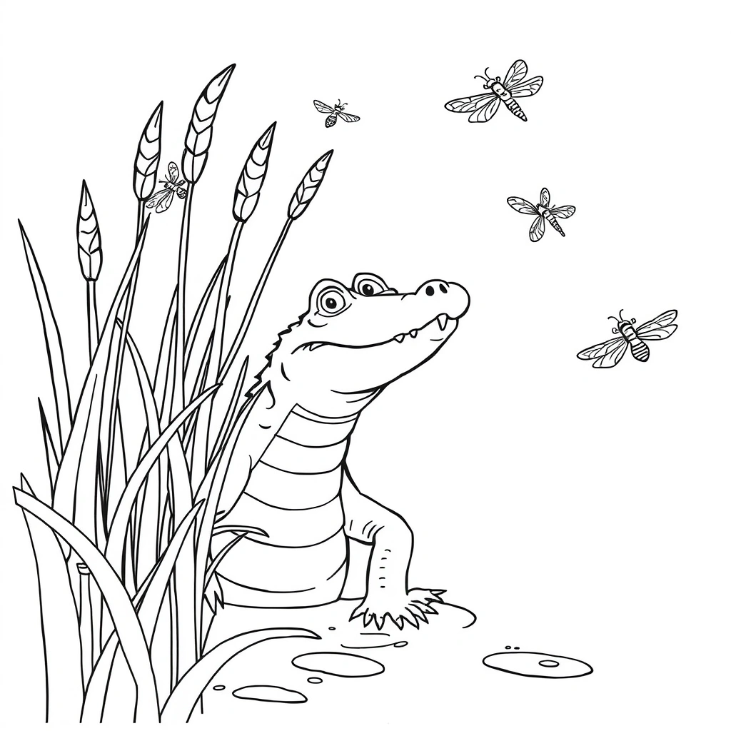 Zoo coloring page preview